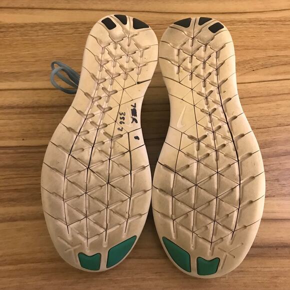 Nike Womens Free RN Flyknit 2017 880844-402 Blue Running Shoes Sneakers Size 9 - Picture 7 of 7